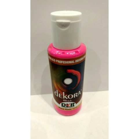 Acrilico Dekora Rosa Fluo 50 Cc