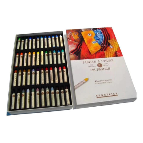 Oleo Pastel Sennelier Caja De 48 Unidades