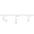 KIT TRILHO LED ALUMINIO 3 SPOTS 15W 3000K 32153104 BLUMENAU BRANCO