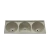 TANQUE TRIPLO DECORALITA PREMIUM GRA 155X55 TP155 MARROM IMPERIAL