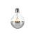 LAMPADA LED HALF SILVER LED G95 2400K 4W 17041132 BLUMENAU