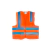 COLETE REFLETIVO LARANJA C/ 1 BOLSO CLASSE 2 TAM. M PLASTCOR
