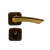 Fechadura Roseta Genebra Externo Bronze Latonado 4cm Mgm
