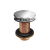 VALVULA SAIDA DAGUA CLICKCLACK 78 CHROME 90009224006 DOCOL
