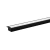 PERFIL LINE INDIVIDUAL ALUM EMBUTIR 2M 25X145MM 3 MOLAS 2 ACAB PRETO 41252001 BLUMENAU