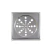 GRELHA INOX QUADRADA 15X15 C/ CAIXILHO KITINOX
