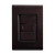 Conjunto 1 Interruptor Paralelo 4x2 Grafite Tramontina Liz Cor Cinza