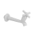Torneira Para Pia 15cm Cross 1/2 -3/4 Tigre Acabamento Branco Cor Branco