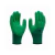 LUVA MALHA VERDE SN 1009 TM 10 CA 31895 SUPER SAFETY