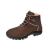 BOTA COM CADARÇO BICO PLASTICO COURO NUBUCK MARRON CLARO CA 41370 N43 MARLUVAS