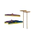 RODO PLASTICO 40CM DUPLO COM CABO 452529 RODOFORT