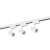 KIT TRILHO LED UP ALUMINIO 3 SPOTS 15W BIVOLT 3000K BRANCO 32153204 BLUMENAU
