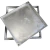 TAMPAO ALUMINIO 80 X 80CM SIMPLES REBAIXADO 800280 GDA