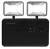 LUMINARIA DE EMERGENCIA LED 2 FAROIS 5W 1200LM 100/240V PRETO 40011221 BLUMENAU