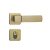 Fechadura Capri Roseta Bronze Latonado Externa Mgm
