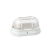 LUMINARIA TARTARUGA COM GRADE BRANCA 10100 SYKA LIGHT