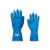 LUVA LATEX C VERNIZ SILVER AZUL P CA 16312 VOLK