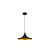 PENDENTE ALUM CHAPEU CHINES 1XE27 PRETO C INT DOUR BLUMENAU