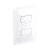 Conjunto Interruptor Simples E Paralelo Branco Pial Zeffia