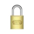 Cadeado Zamac Latonado E Coat 25mm Segurança Nivel 2 Stam Cor Dourado