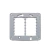 Suporte 4x4 6 Postos Miluz Schneider Cor Branco