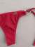 Colaless Tiras Texturado Morley Rojo Herraje