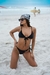 Triángulo Lola Velvet Negro - Marina Martorell Swimwear