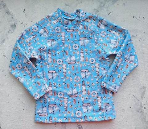 Remera Bauti Barquitos Manga Larga