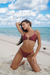 Top Luz Borravino Herradura Redonda Tachas - Marina Martorell Swimwear
