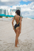 Entera Rainbow Negra Vivo Verde Flúo - Marina Martorell Swimwear