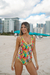 Entera Rainbow Tropical Vivo Verde Fluo - Marina Martorell Swimwear