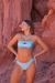 Bandeaux Bety Chintzeado Turquesa en internet