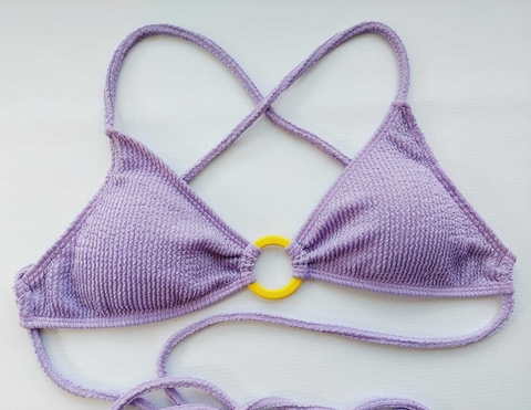 Top Ibiza Texturado Lila