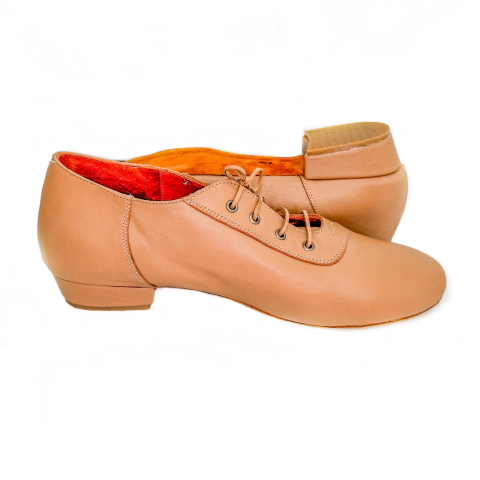 ZAPATOS FLEX ACORDONADOS TOSTADOS
