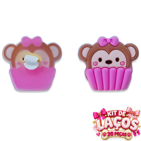 Kit Laços Pet Cupcake 20 Peças