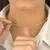 Choker em Prata Aro Torcido na internet