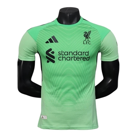 Camisa Liverpool Goleiro I 25/26 - Jogador Adidas Masculina - Verde