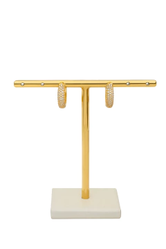 Brinco Argola Cravejada