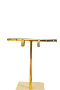 Argola Quadrada Cravejada - comprar online