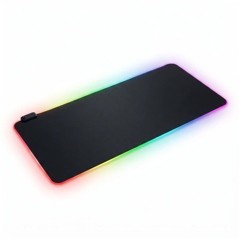 Mouse Pad Gamer Con Luz Rgb Grande 80x30 Cm Retroiluminado Skyporto Caballito