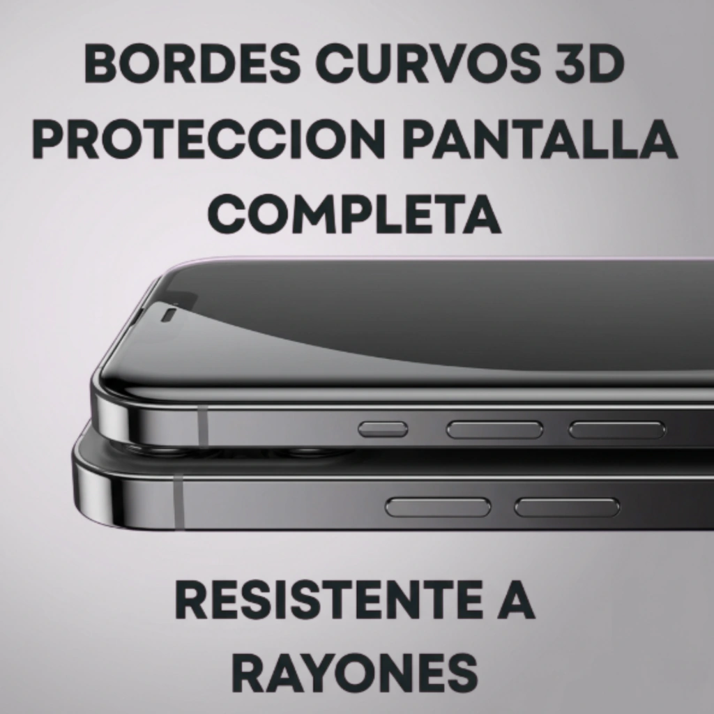 Vidrio templado con Colocador Ultra HD Para linea iPhone 16