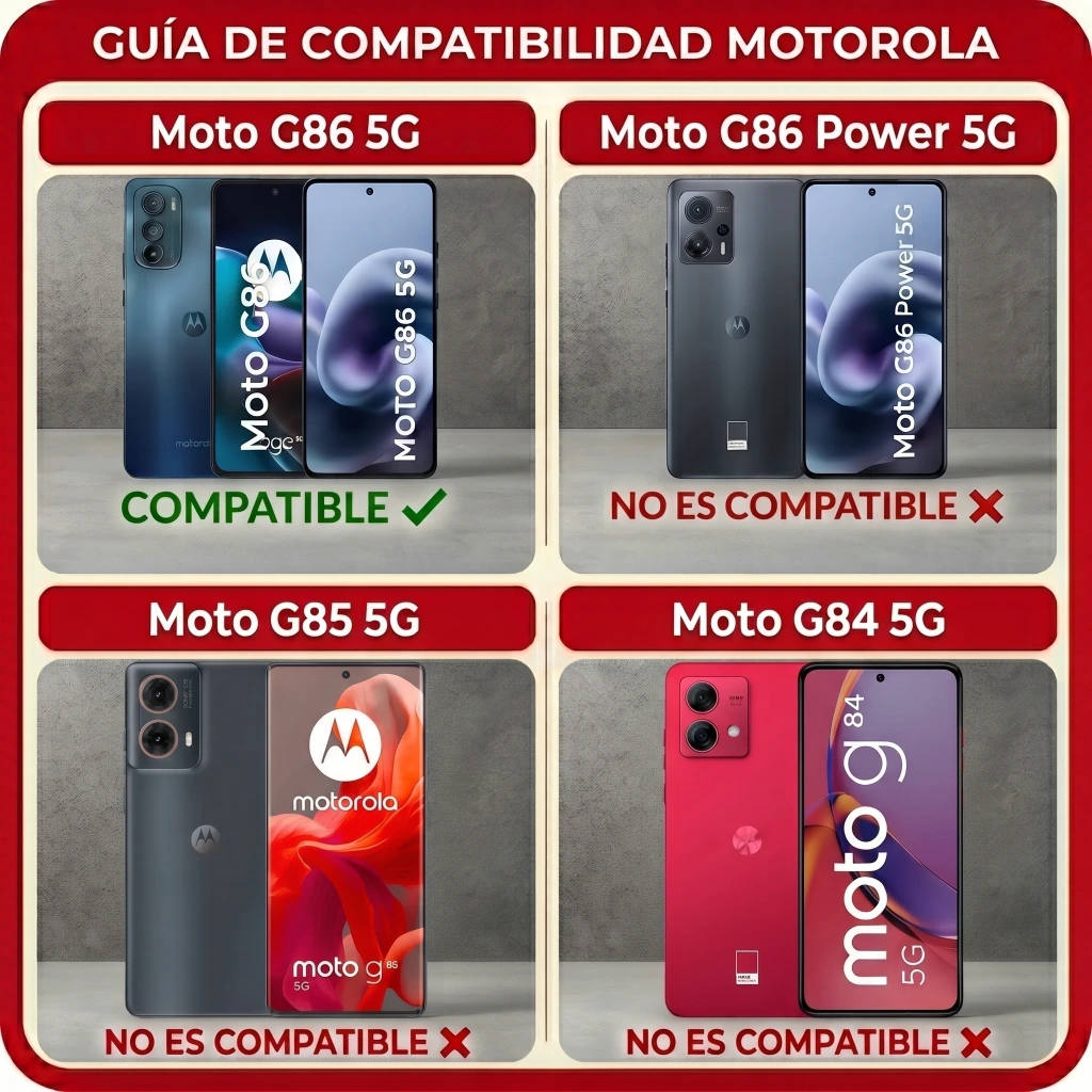 Funda Antigolpe Motorola Moto G86 Con Hidrogel Antiespia