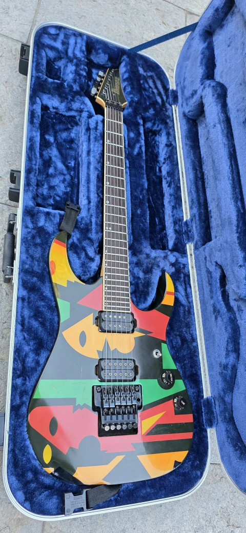 Guitarra Ibanez Alpha A527 NSH 7 Cordas Nebula Shift