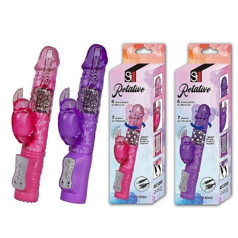 Vibrador Rotativo - 7 Vibrações com Rotação 360º