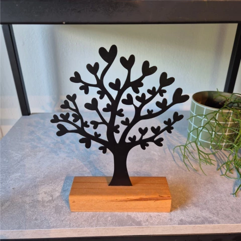 ESCULTURA DE MESA ÁRVORE DO AMOR