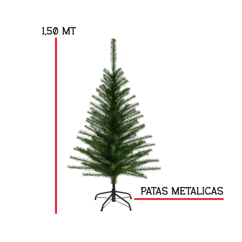 Árbol de navidad canadiense 1,5mt - comprar online