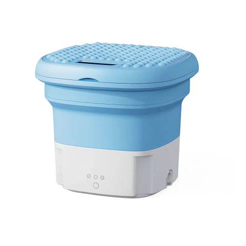 Lavadora plegable con manija y centrifugado - comprar online