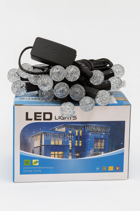 Luces LED bola de acrílico navidad