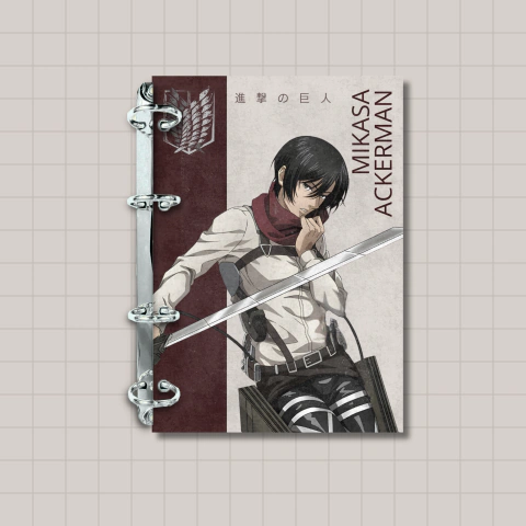 Fichário Mikasa Ackerman