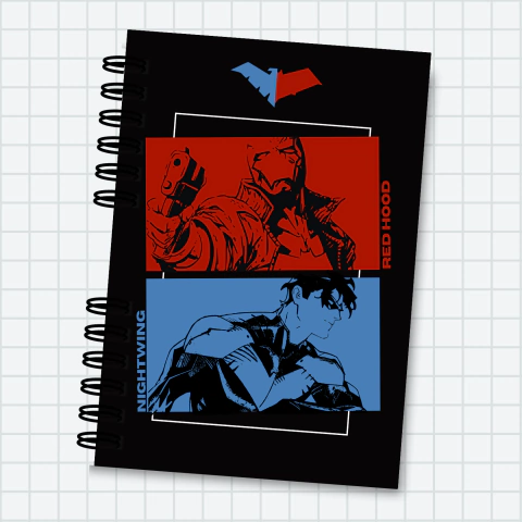 Caderno/Fichário Asa Noturna X Capuz Vermelho - comprar online